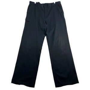 Under Armour Performance Pants Men's size 38/32 Black Golf  Casual.Embroidery